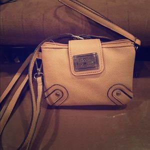 Nicole Miller Desert Sand Crossbody Bag